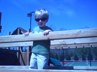 Aidan at the Playground