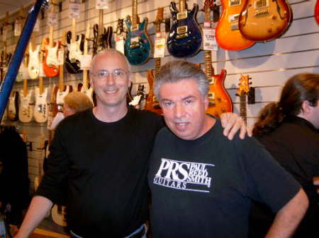 Frank with Paul Reed Smith