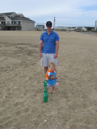 Aidan and I at Virginia Beach