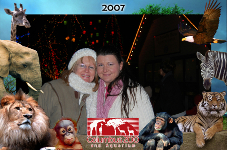 jenny and me at the zoo