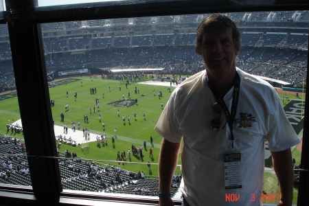 me at the texas raider game