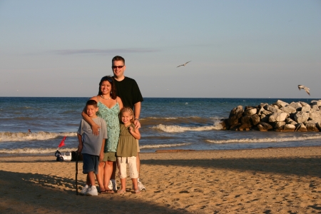 Family at Lake Michigan 2007