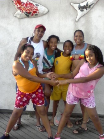 Me, Diana and the kids at Coney Island