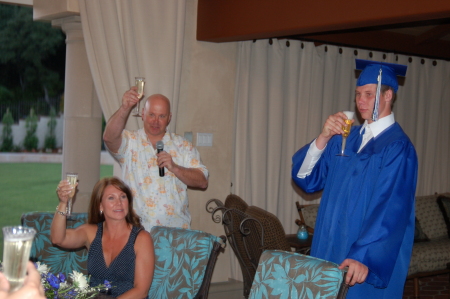 Grandson Chris Graduates from High School