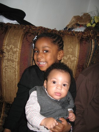 Granddaughter Brooklyn and Grandson Jeremiah