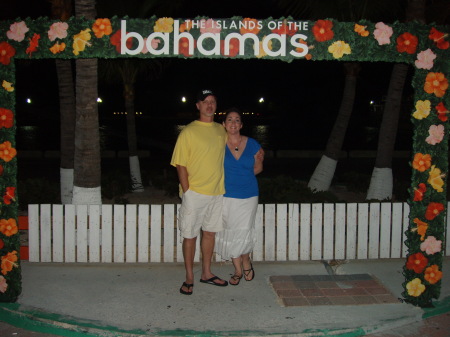 Me and Tracy in the Bahamas