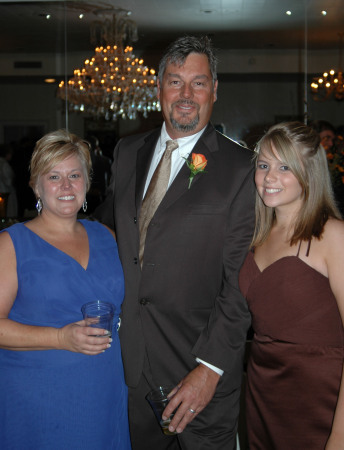 Me, Ken and Taylor at Emily's wedding