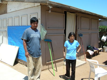 Missions trip. House build in Mexico 07