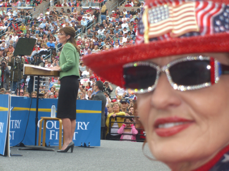 Trisha Pipken-Bowler with Sara Palin