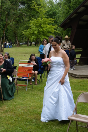 Walking down the aisle