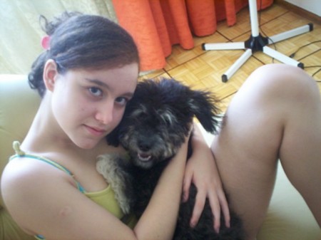 Milena and our dog