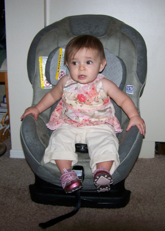 Chloe's New Car Seat