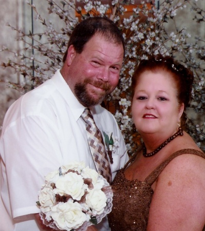 Janet and Kit at wedding