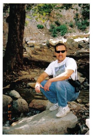 Adam at Forest Falls 2004