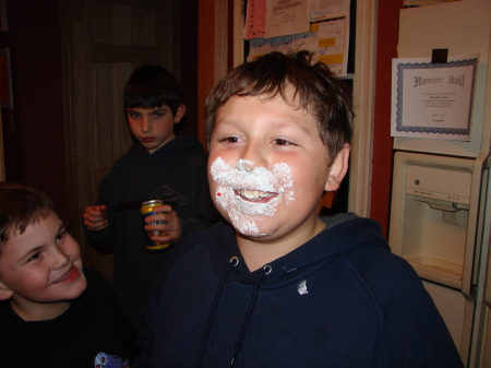 My crazy son,TJ, on his 11th birthday.