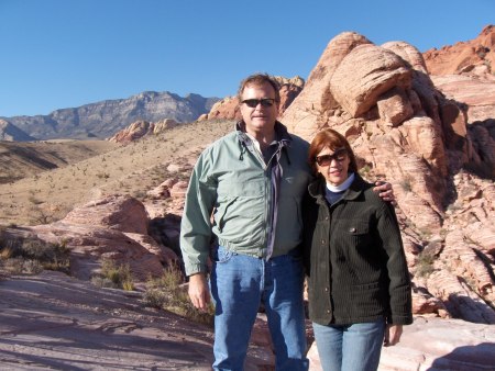 Bill & me near our home in Las Vegas Nevada