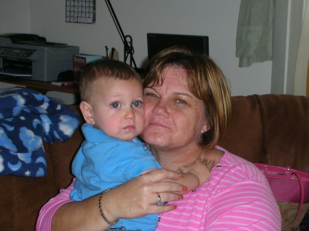 Denise and my grandson