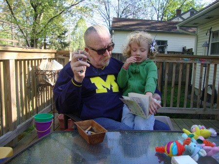 Bob & his granddaughter , Ireland !