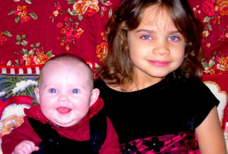 Granddaughters Jillian 6 & McKenna 6 months