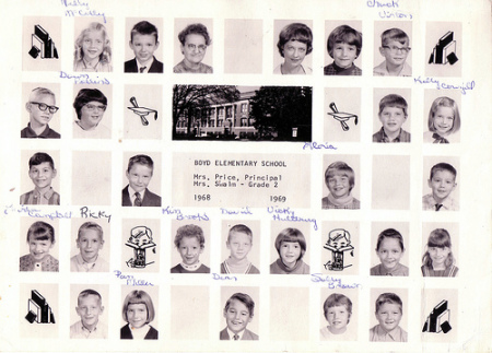 Mrs. Swalm's Class 1968 - 1969