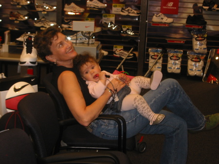 With my Norsk granddaughter, Aili, 2007.
