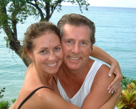 Christinna and me in Jamaica