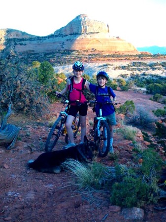 Kids Mountain Biking near Moab