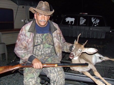 SPIKE BUCK TAKEN WITH 50 CAL. HAWKINS