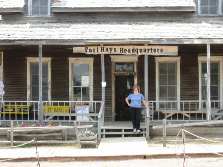 Christina on the Dances With Wolves Set