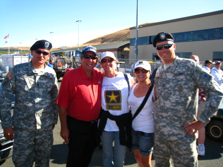 The US Army Top Fuel Team