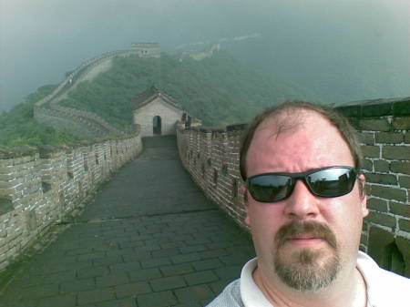 me at the Great Wall