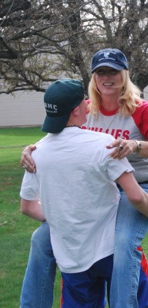 my son aj and i - easter 2010