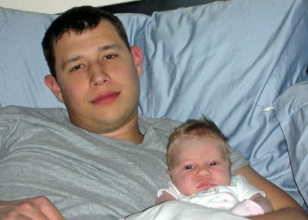 My son Ben & his daughter Marlyse