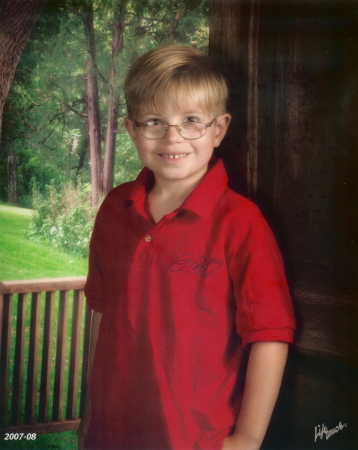 My youngest child, Andrew (7 years old, 2008)