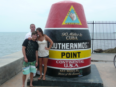 Key West - July 2008 - with sson and daughter