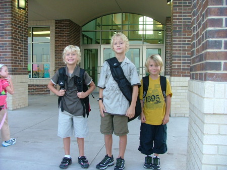 The Boys - first day of school '07/'08