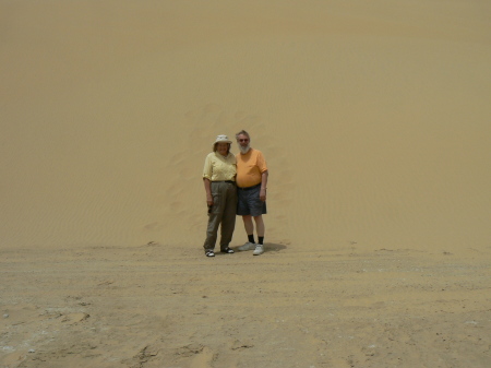 Out in the desert in Qatar