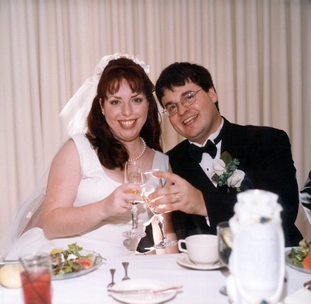Our wedding, June 2000