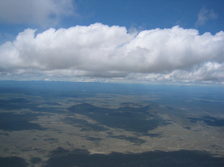 Cloudbase - Mt. Bachelor on the horizon.