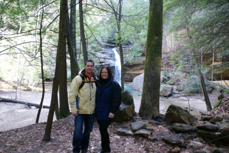 Scott and I at Hocking Hills in Feb 08