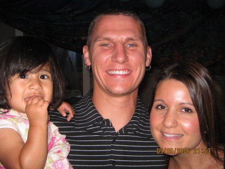 My sister Tanya ,Christopher & My daughter