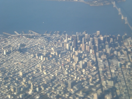 San Francisco from the Plane!
