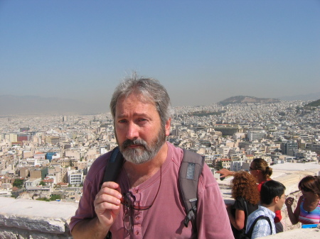 Athens from the Acropolis mountain