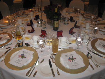 our table at the ball