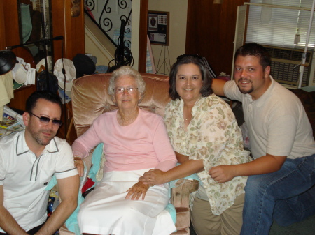 Uncle, Grandmother, Mother, Me