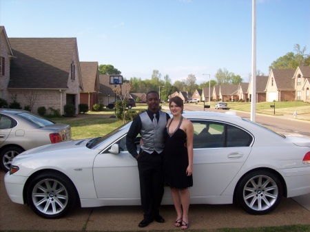 Wynton and Laura before the prom at the house