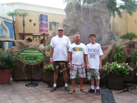 My cousin, Joey and me at Bush Gardens