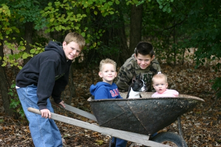 Barrel of kids