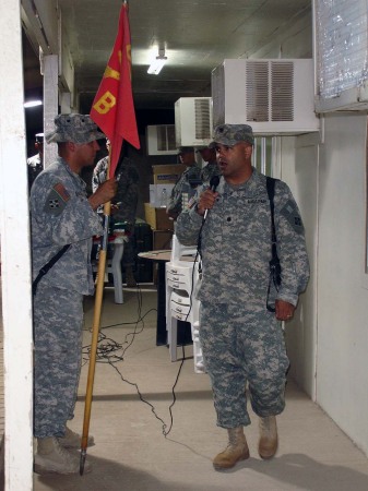 Mark as Commander of his Battallion in Iraq