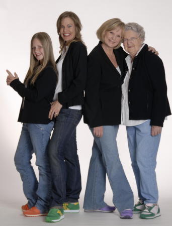 4 generations of "the girls"